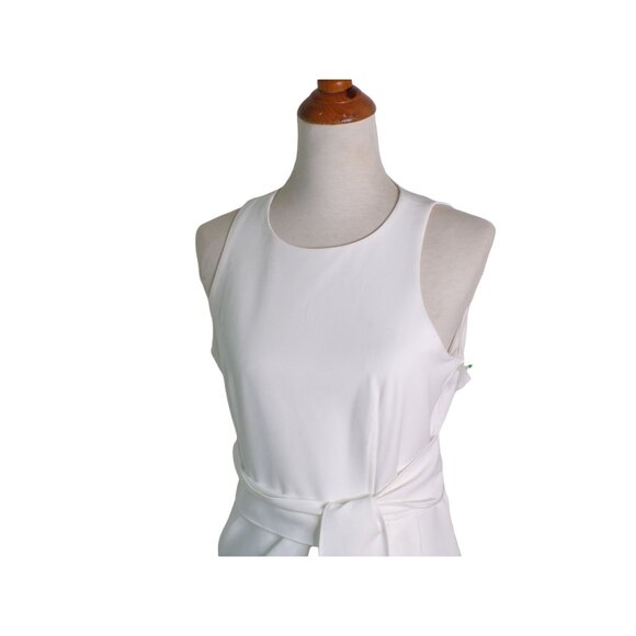 🆕JULIA JORDAN Asymmetrical Sheath Dress Sleeveless Ivory 6 - Picture 12 of 13